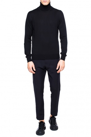 Turtleneck sweater with elbow patches, zdjęcie 2 Turtleneck sweater with elbow patches od Maison Margiela
